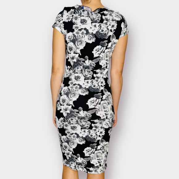 90s French Atmosphere‎ black and white dress - Picture 5 of 5